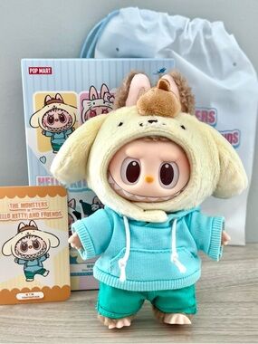 Pop Mart The Monsters x Hello Kitty and Friends Vinyl Plush Pendant- Pompompurin